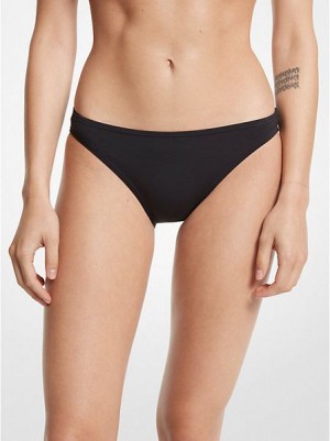 Abajo De Bikini Michael Kors Stretch Nylon Mujer Negras | 957426-HVI