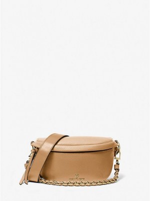 Bolsa De Hombro Michael Kors Slater Extra-small Pebbled Cuero Mujer Marrones | 170296-RAP