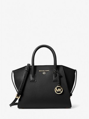 Bolso Satchel Michael Kors Avril Small Cuero Mujer Negras | 523086-MCI