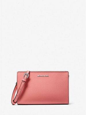 Bolsos Cruzados Michael Kors Sheila Small Faux Cuero Mujer Rosas | 357690-XBC