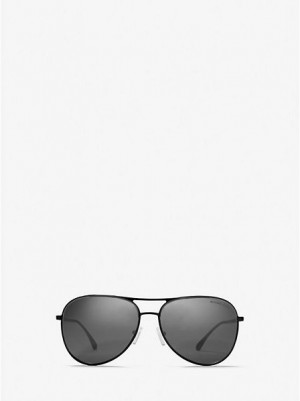 Gafas de Sol Michael Kors Kona Mujer Negras | 850172-PYI