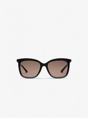 Gafas de Sol Michael Kors Zermatt Mujer Negras | 953187-ZPQ