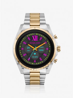 Relojes Michael Kors Gen 6 Bradshaw Smart Hombre Plateadas Doradas | 817423-ZAR