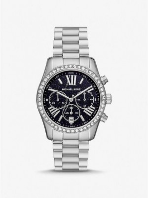 Relojes Michael Kors Lexington Pave Mujer Plateadas | 902418-KSQ