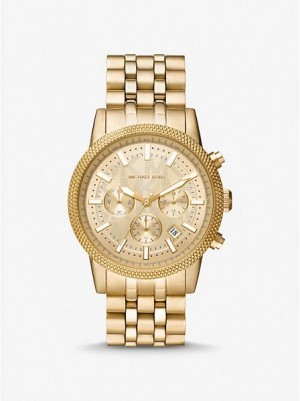 Relojes Michael Kors Oversized Hutton Hombre Doradas | 692138-WTB