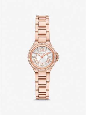 Relojes Michael Kors Petite Camille Mujer Rosas Doradas | 840765-DMA