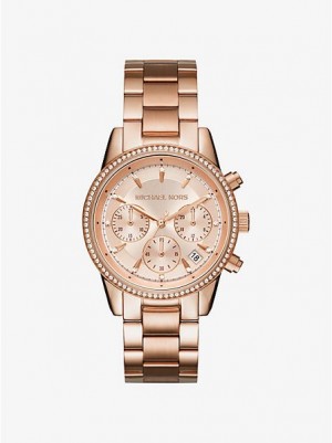 Relojes Michael Kors Ritz Mujer Rosas Doradas | 436571-BCK