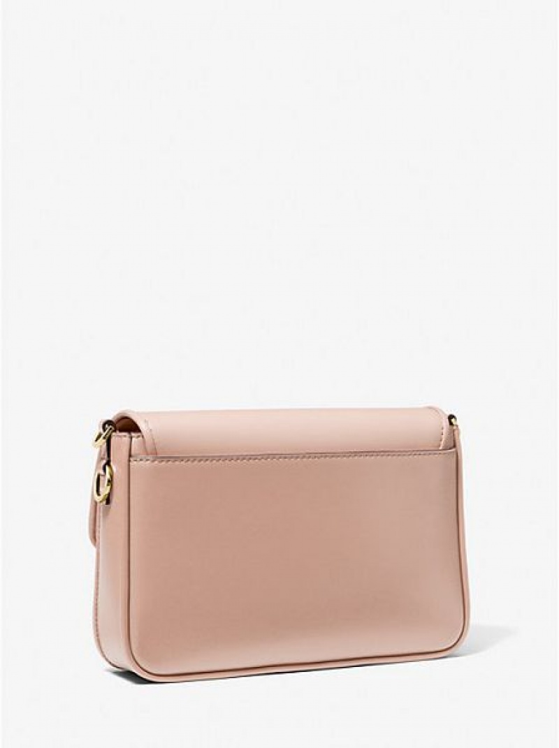 Bolsa De Mensajero Michael Kors Bradshaw Medium Color-block Cuero Mujer Rosas | 539720-OQF