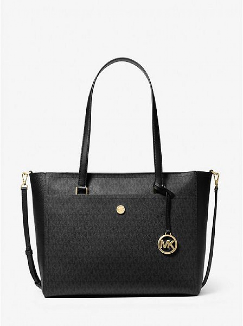 Bolso Tote Michael Kors Maisie Large Logo 3-in-1 Mujer Negras | 476102-ECY