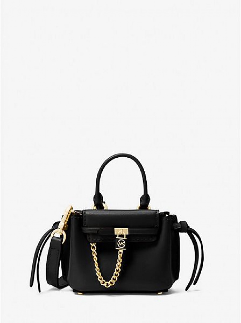 Bolsos Cruzados Michael Kors Hamilton Legacy Micro Cuero Belted Mujer Negras | 381074-MEC