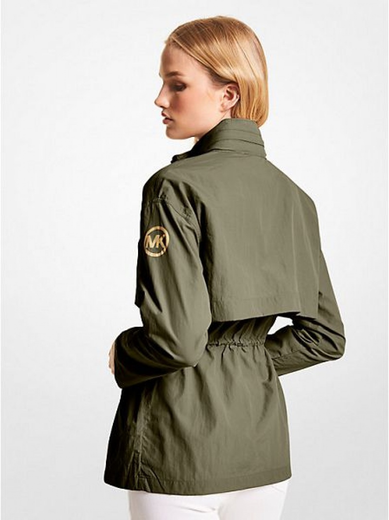 Chaquetas Michael Kors Packable Nylon Mujer Verde Menta Verde | 856914-YIU