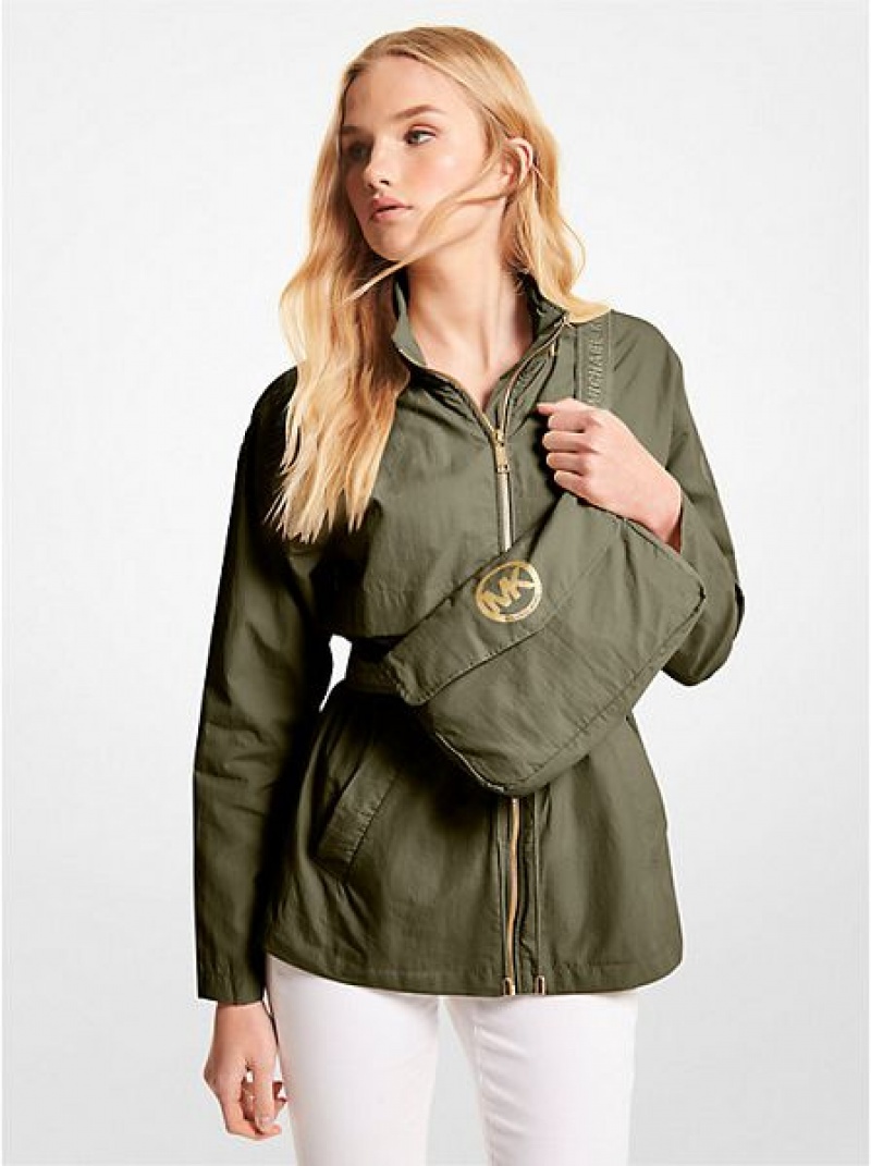 Chaquetas Michael Kors Packable Nylon Mujer Verde Menta Verde | 856914-YIU