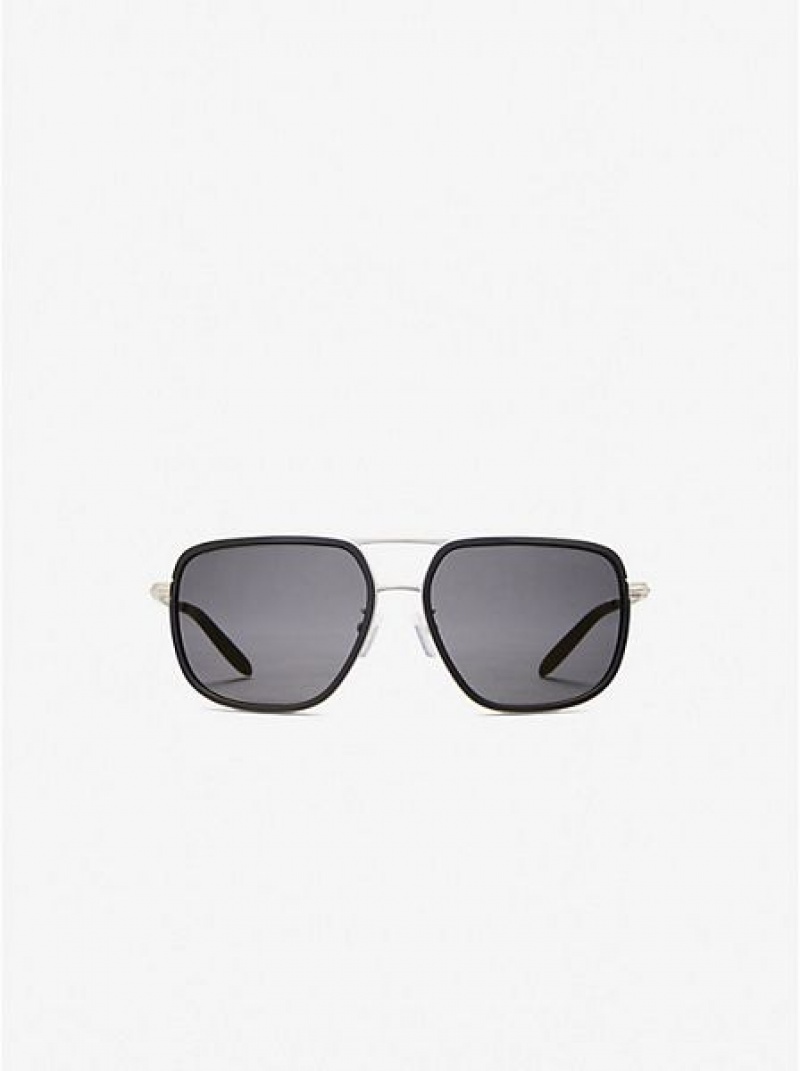 Gafas de Sol Michael Kors Del Ray Hombre Plateadas | 849507-SLM