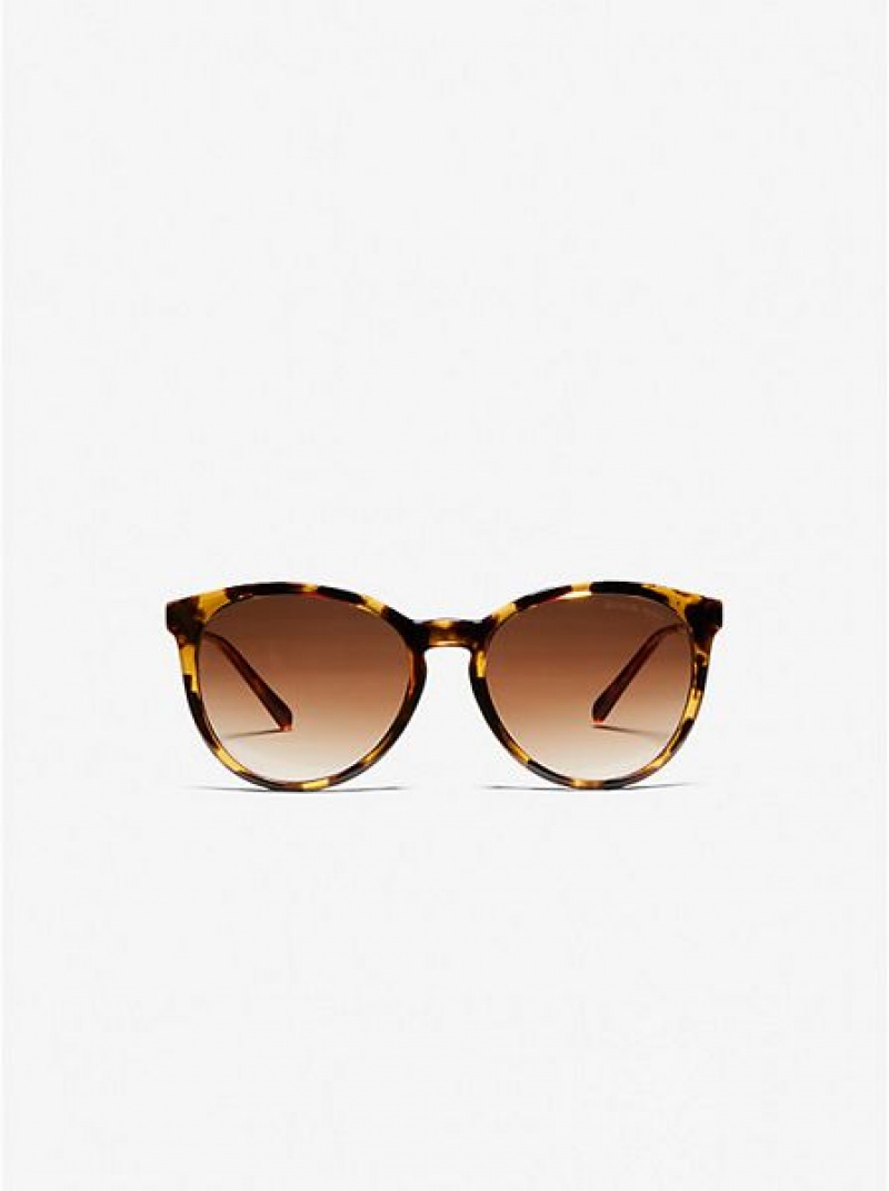 Gafas de Sol Michael Kors Tampa Mujer Negras Marrones | 870594-BXD