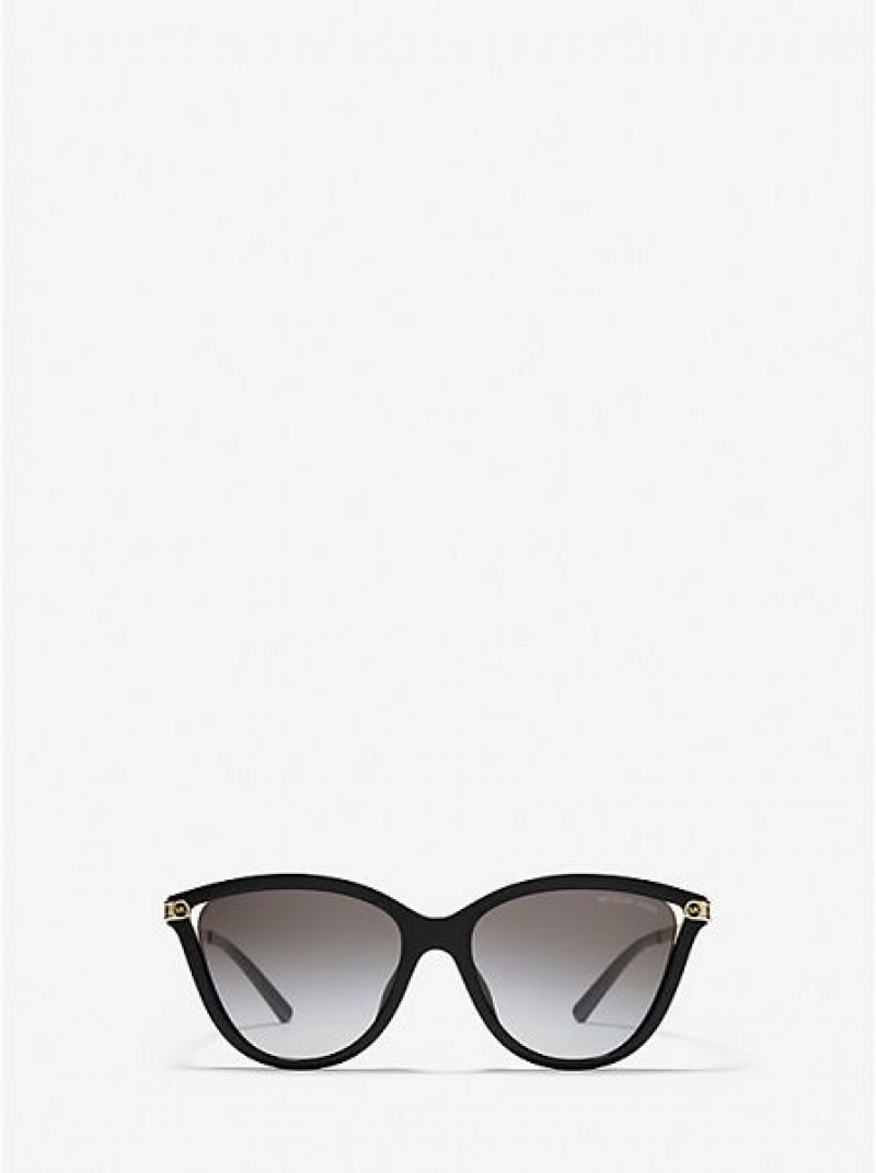 Gafas de Sol Michael Kors Tulum Mujer Negras | 384269-PRQ