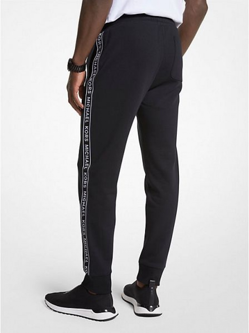 Pantalones Jogger Michael Kors Logo Print Algodon Blend Hombre Negras | 862043-VQG