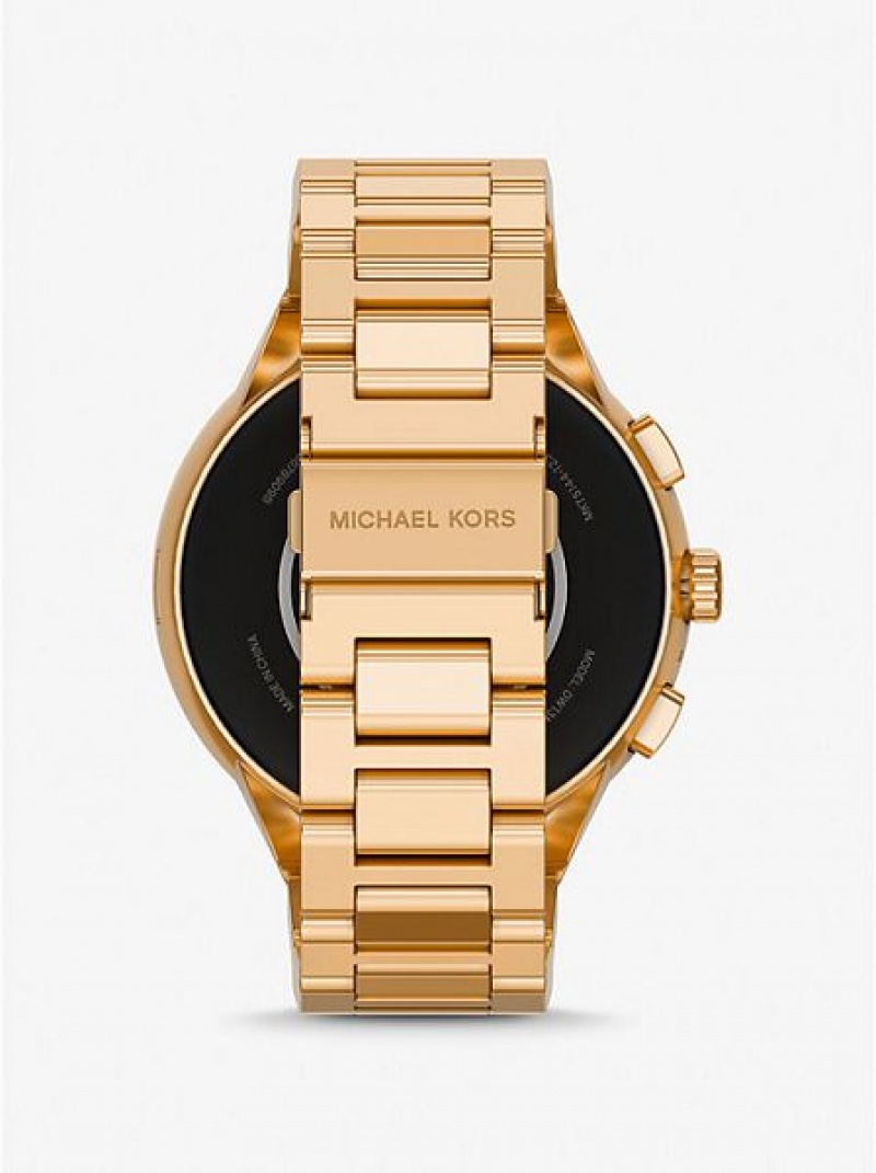 Relojes Michael Kors Gen 6 Camille Pave Smart Hombre Doradas | 795832-QCJ