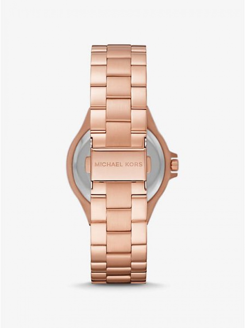 Relojes Michael Kors Lennox Pave Mujer Rosas Doradas | 026795-YXH