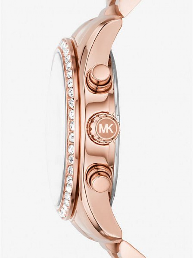 Relojes Michael Kors Lexington Pave Mujer Rosas Doradas | 602179-VAJ