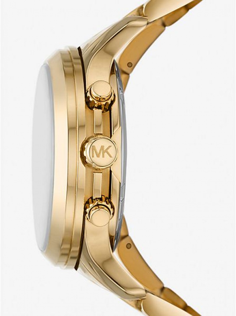 Relojes Michael Kors Limited-edition Runway 18k Stainless Steel Wrap Mujer Doradas | 597032-QZF