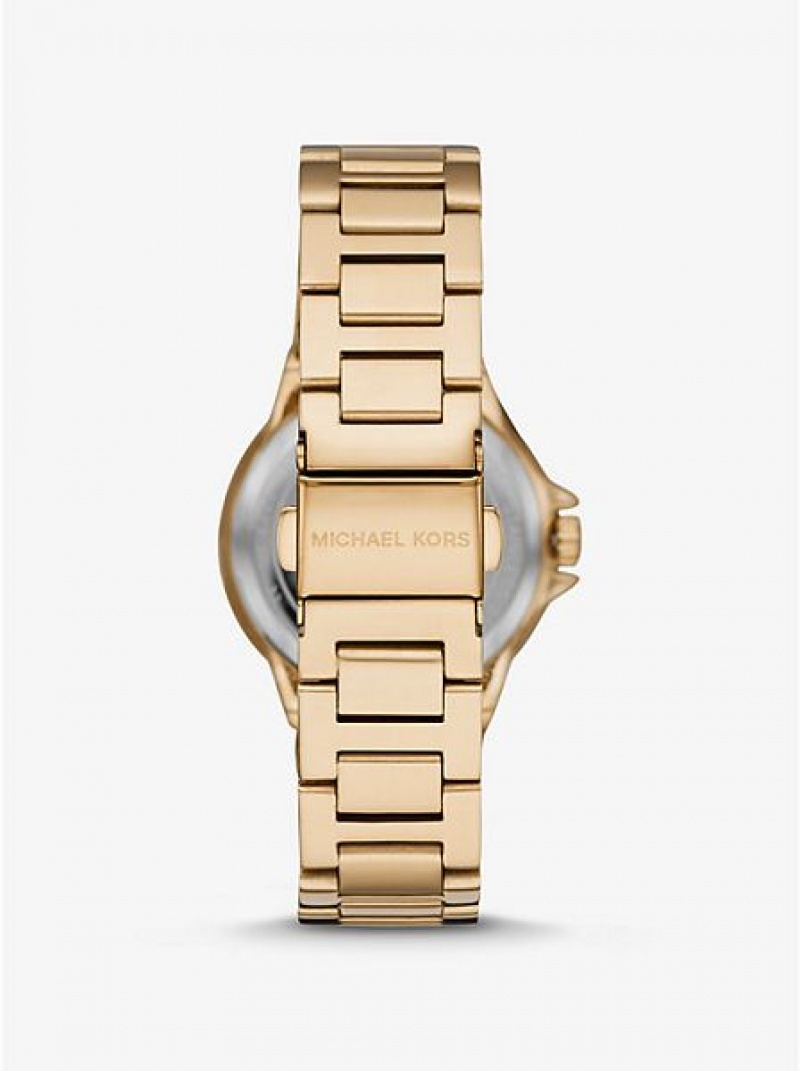 Relojes Michael Kors Mini Camille Pave Mujer Doradas | 392078-IRN