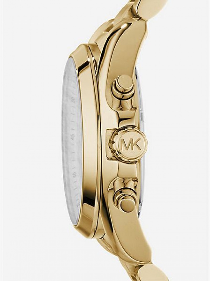 Relojes Michael Kors Oversized Bradshaw Mujer Doradas | 257146-ZCF