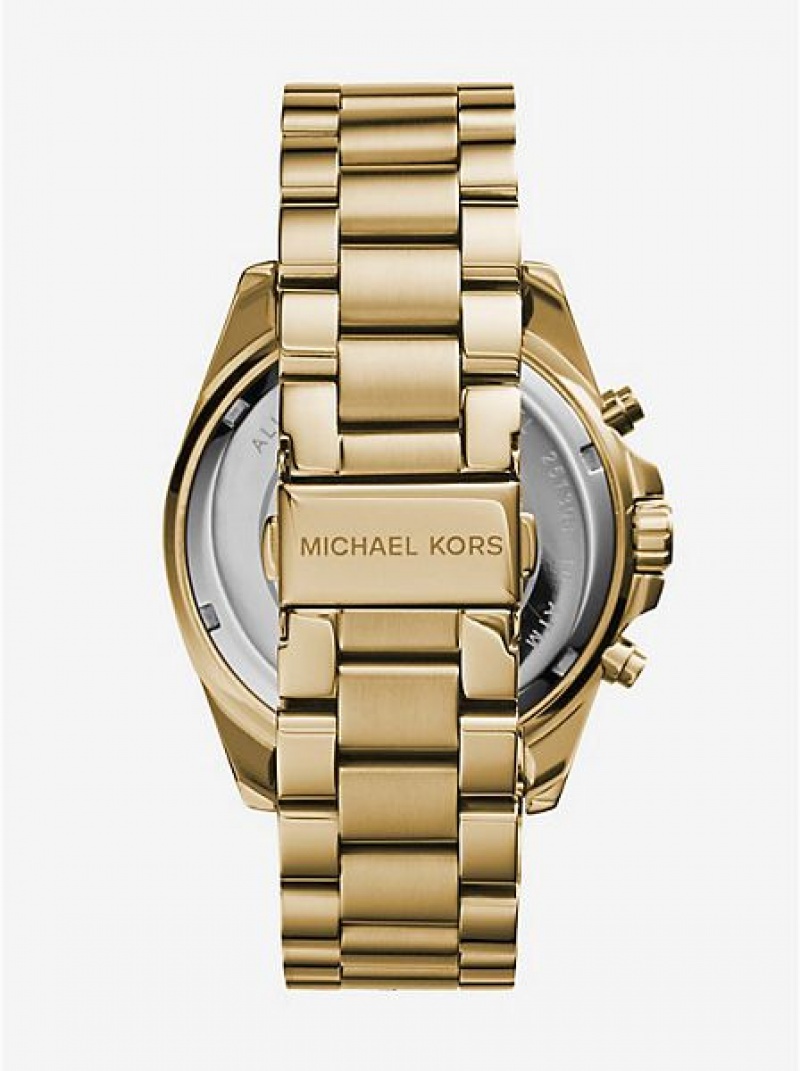 Relojes Michael Kors Oversized Bradshaw Mujer Doradas | 257146-ZCF